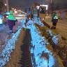 В Октябрьском районе продолжается уборка территорий