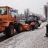 В Ленинском районе Уфы продолжаются работы по уборке и очистке территорий от снега